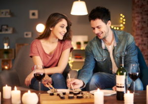 Jeux de séduction couple